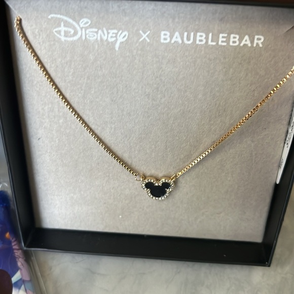 Disney +Baublebar Bundle authentic Disney Backpack & bag Necklace Wallet Pez - Picture 4 of 17